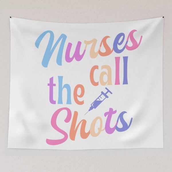 Item preview, nurse call the shots - nurse gift/present (color) #1 designed and sold by PickaSticka.