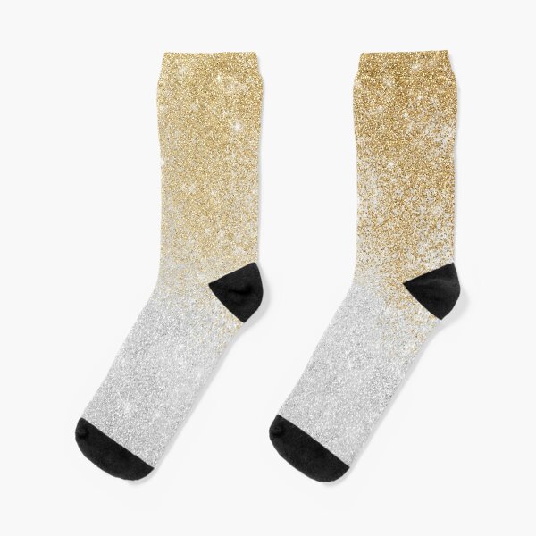 Silver Glitter Socks for Sale