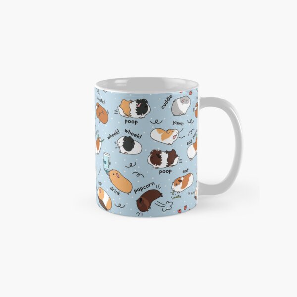 Guinea Pig Daily To-Do List - Blue Background Classic Mug