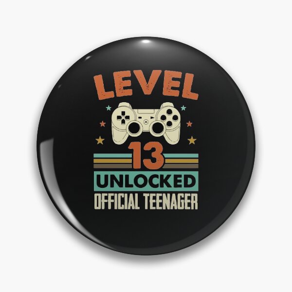 Item preview, level 13 unlocked official teenager 13th birthday designed and sold by whatsyokidswear.