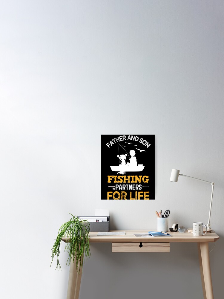 Father And Son Fishing Partners For Life Essential T-Shirt for Sale by  SKYbini