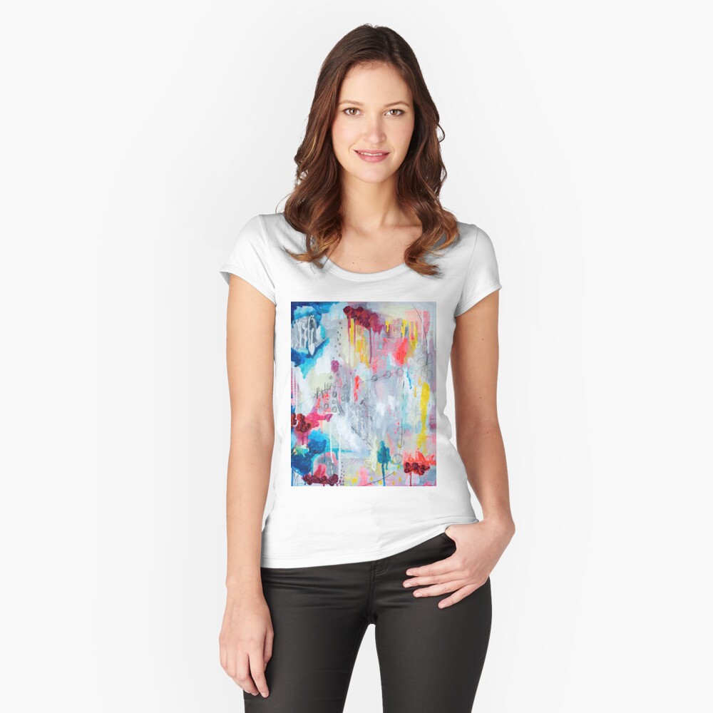 Item preview, Fitted Scoop T-Shirt designed and sold by jemcnair.