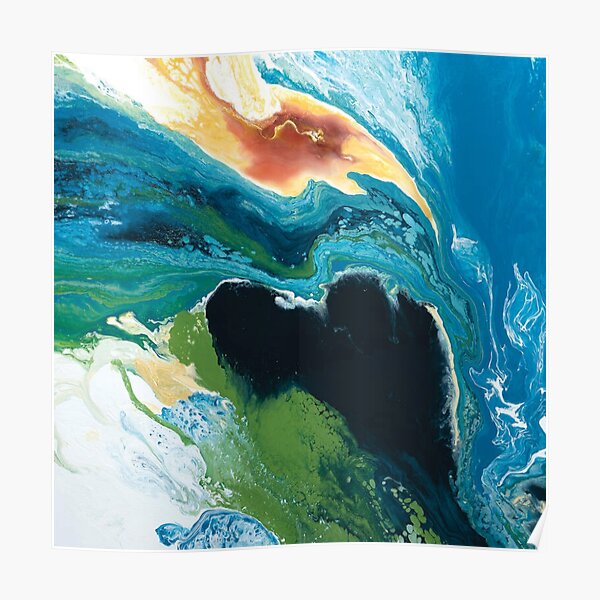 Beneath The Blue Poster