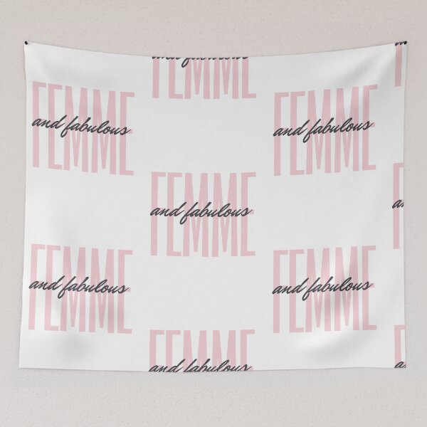 Item preview, Find your thing - Femme and fabulous LGBT Flag Gay Pride Month Transgender Rainbow Lesbian designed and sold by Fortified.