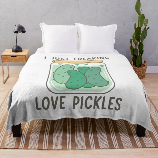 Item preview, I Just Freaking Love Pickles - Charcuterie Patty Pickle Addict Gherkin Lover Addicted Foodie Food Crave Saying Quote designed and sold by TalentGenius.
