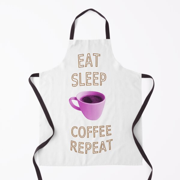 Item preview, Eat Sleep Coffee Repeat Illustrated designed and sold by janraydesigns.