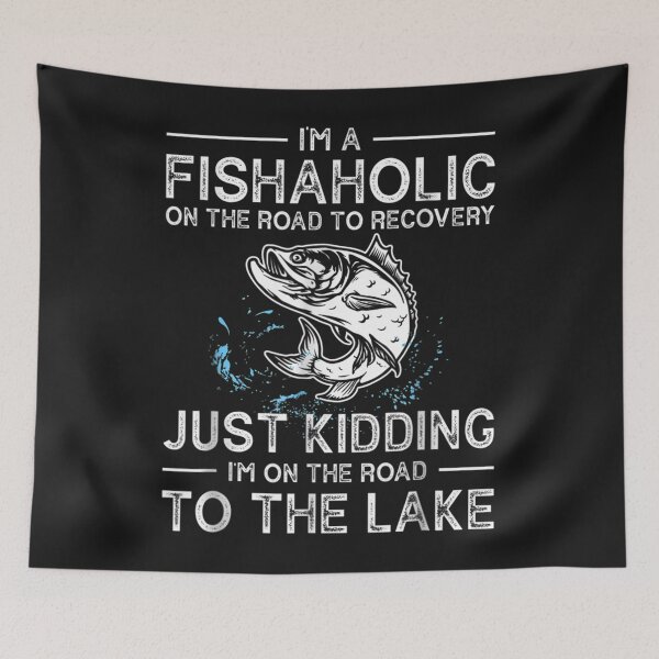 Item preview, Im A Fishaholic On The Road To Recovery Funny Fishing designed and sold by angelabeulah.