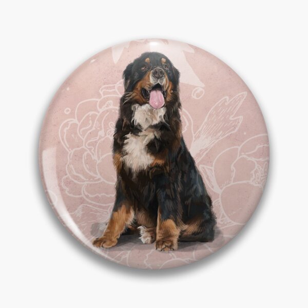 Item preview, The Bernese Mountain Dog (Pink)  designed and sold by Elspeth Rose Design.