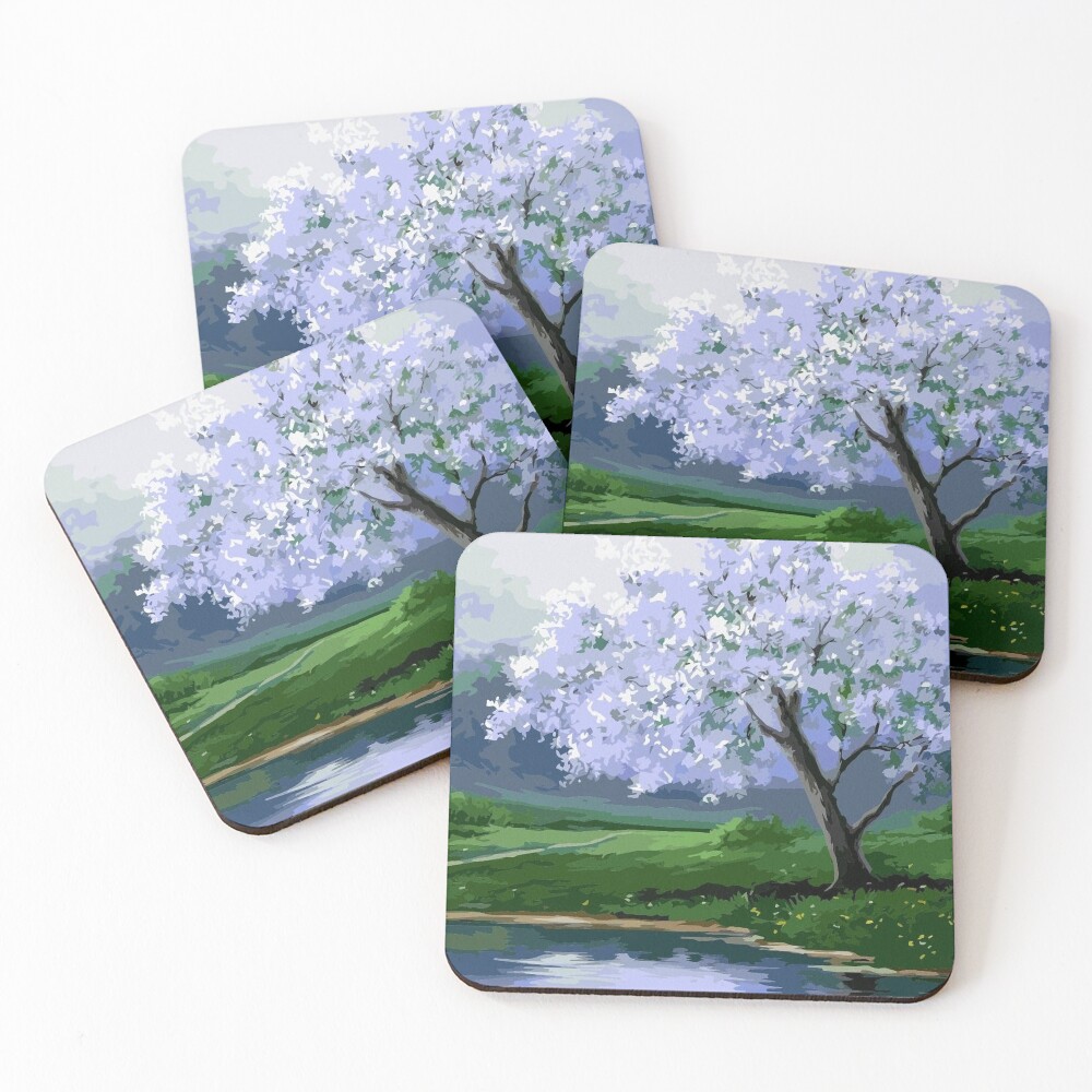 Item preview, Coasters (Set of 4) designed and sold by Howlingstudioss.