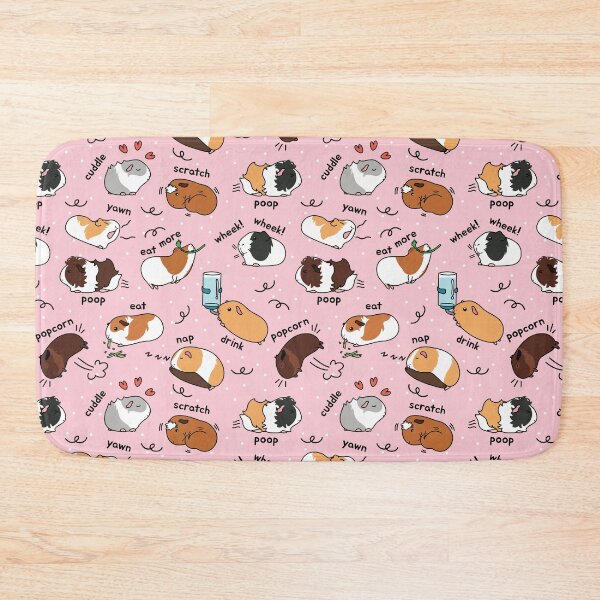 Item preview, Guinea Pig Daily To-Do List - Pink Background designed and sold by Lulupainting.