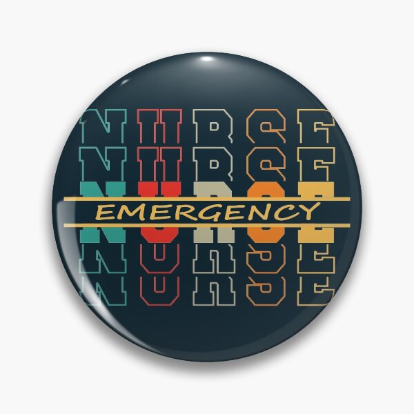 Item preview,  Emergency Nurse Vintage Stacked Letter Rainbow designed and sold by DebbisPalette.