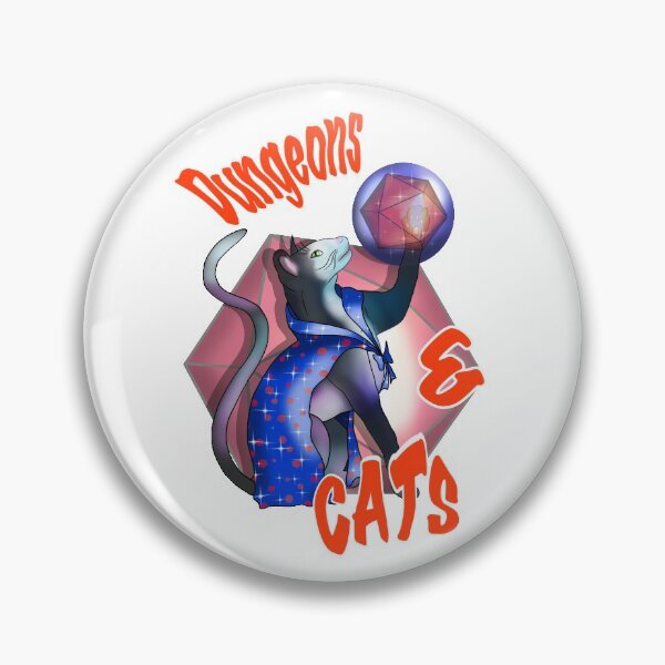 Item preview, Dungeons and cats and a magical D20 designed and sold by CuisineCat.