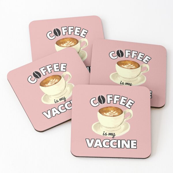 Item preview, Coffee is my vaccine designed and sold by JooArtPrints  ★★★★★.