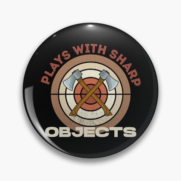 Item preview, Plays with sharp objects, funny 13th june of axe throwing, funny axe throwing with abstract vintagecutted wood background designed and sold by SGS-.