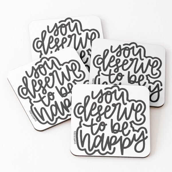 Item preview, You Deserve To Be Happy - Dark Gray designed and sold by TswizzleEG.