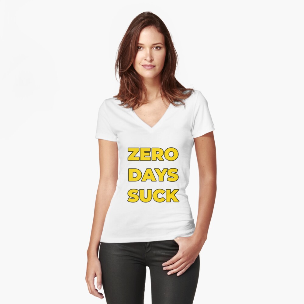 Item preview, Fitted V-Neck T-Shirt designed and sold by Hinsel.