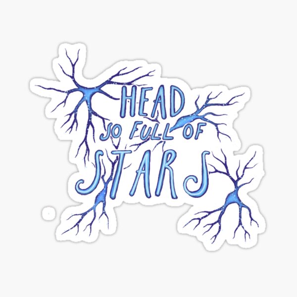 Item preview, Astrocytes (Inspirational Neurobiology)--Blue Background designed and sold by Itinlea.