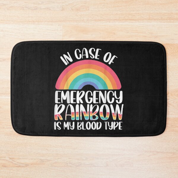 Item preview, In Case of Emergency Rainbow is my Blood Type LGBT designed and sold by angelabeulah.