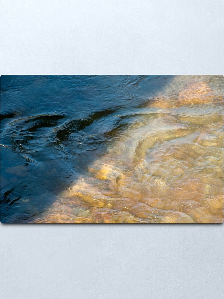 Alternate view of Sun and Shadow, Talvera River, Bolzano/Bozen, Italy Metal Print
