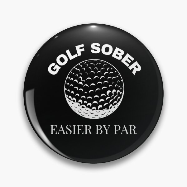 Item preview, Golf Sober Easier By Par Funny Golfing Quote designed and sold by lovemyrecovery.