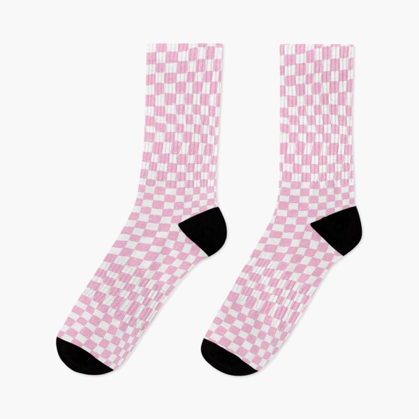Item preview, Pink white kawaii checks pattern designed and sold by MyYellowBird.