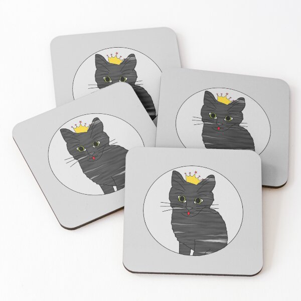 Item preview, Cat in a Crown designed and sold by KittyPolka.