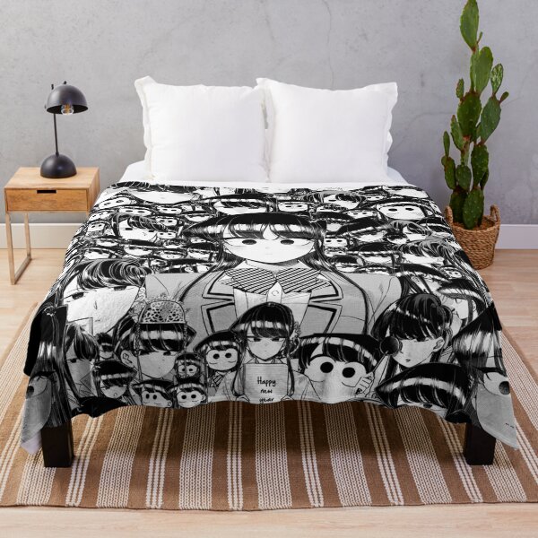 Cute Komi San Wa Comyushou Desu Flannel Throw Blankets Manga Anime Blankets  for Bed Bedroom Warm Bed Rug - AliExpress