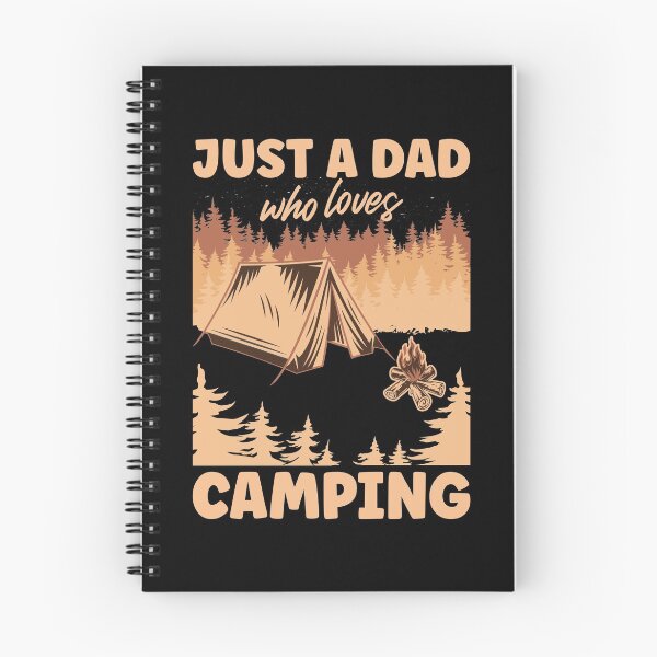 Item preview, Copy of Just A Dad Who Loves Camping | Funny Brown Text designed and sold by Estrytee.