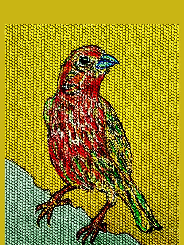 Cute Bird Dot Art by Vk91art