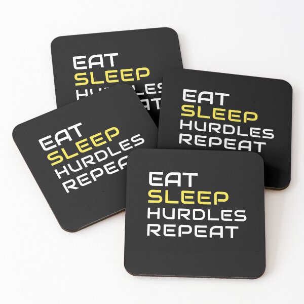 Item preview, Eat Sleep Hurdles Repeat designed and sold by Polla-Shirt.
