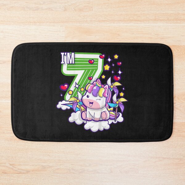Item preview, Kids Girls Im 7 Kawaii Unicorn Birthday Party Gifts designed and sold by angelabeulah.