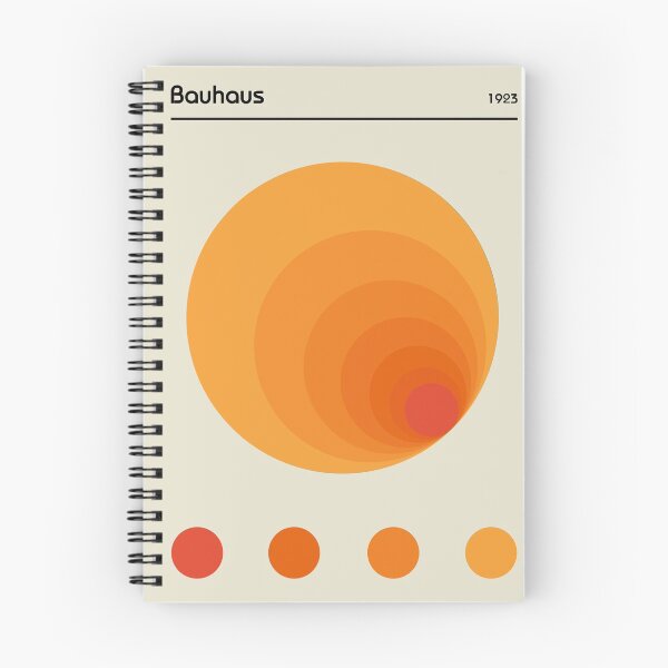Item preview, Bauhaus Orange Colours Tunnel Exhibition Poster designed and sold by Tekhiro.