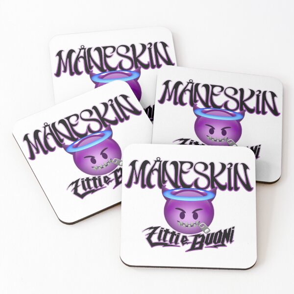 Item preview, Zitti e Buoni w/ title - Måneskin Artwork designed and sold by Frallo.