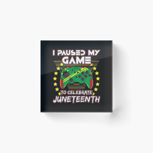 Item preview, Kids Juneteenth Gamer Paused My Video Game June 19th Black Pride designed and sold by angelabeulah.