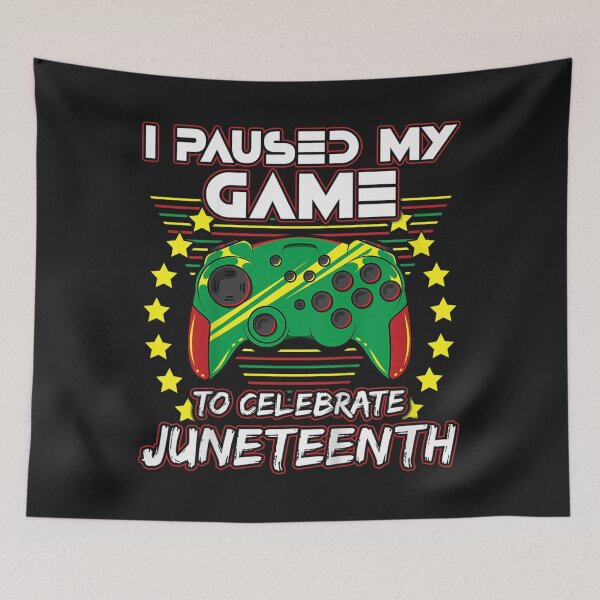 Item preview, Kids Juneteenth Gamer Paused My Video Game June 19th Black Pride designed and sold by angelabeulah.