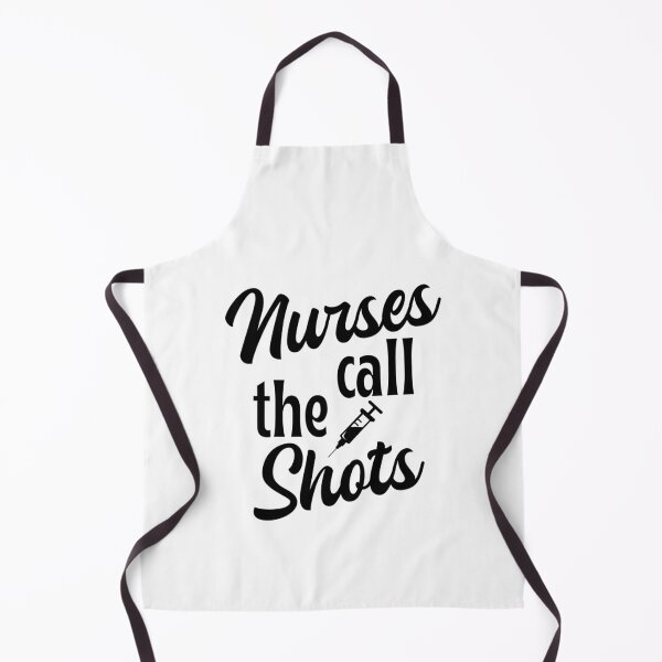 Item preview, nurses call the shots - nurse gift/present (black) #1 designed and sold by PickaSticka.