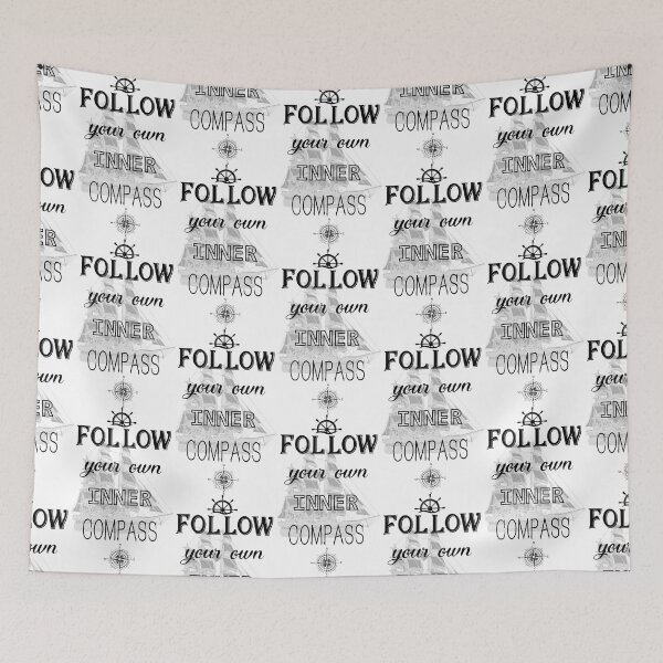 Item preview, Follow your own inner compass designed and sold by Radixbarny.