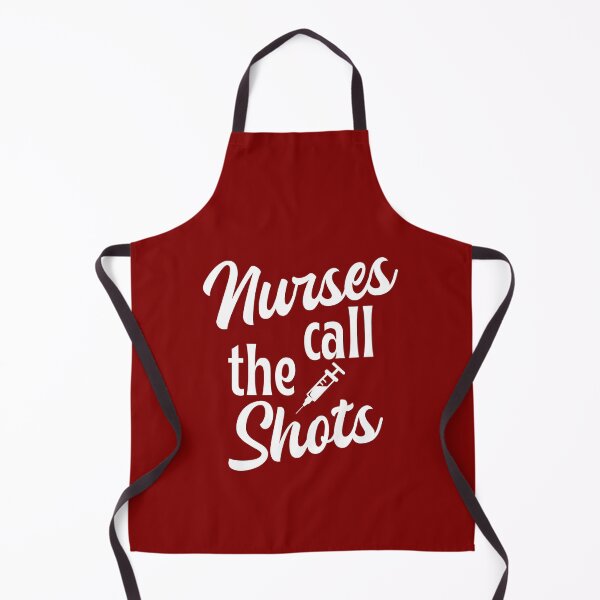Item preview, Nurses call the shots - nurse gift/present (black) #1 designed and sold by PickaSticka.