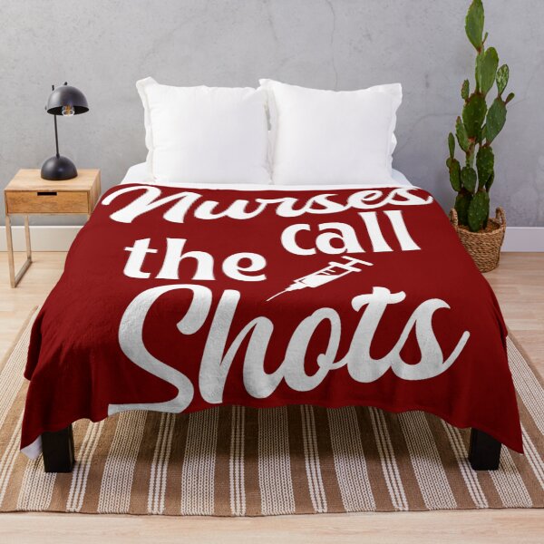 Item preview, Nurses call the shots - nurse gift/present (black) #1 designed and sold by PickaSticka.