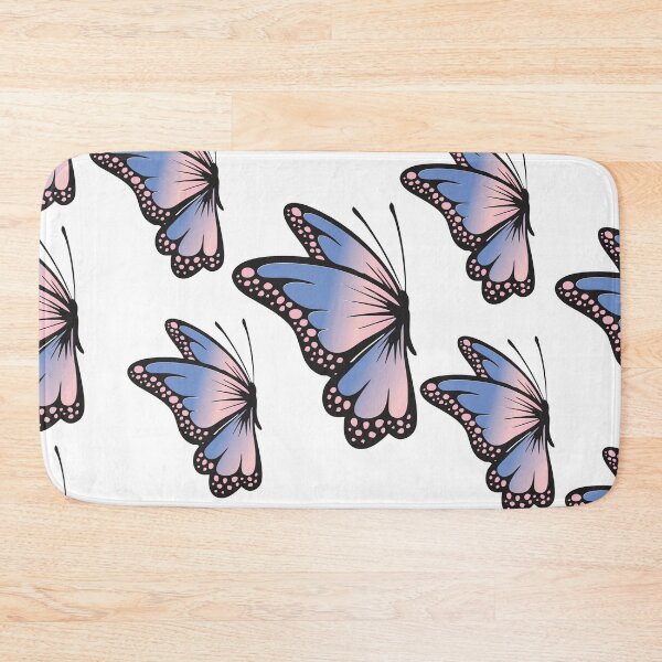 Item preview, PINK AND BLUE GRADIENT BUTTERFLY PATTERNS designed and sold by Adhiambo.