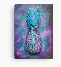 Glam Pineapple Metal Print