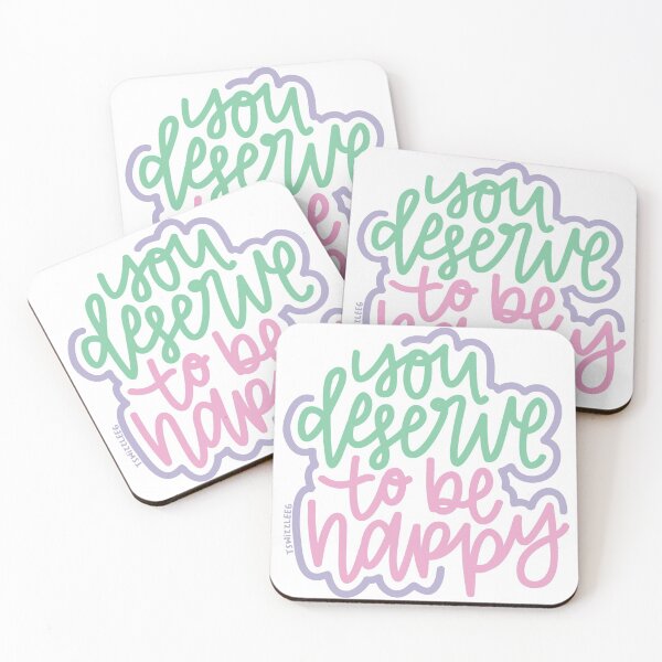 Item preview, You Deserve To Be Happy - Mint / Pink / Purple designed and sold by TswizzleEG.
