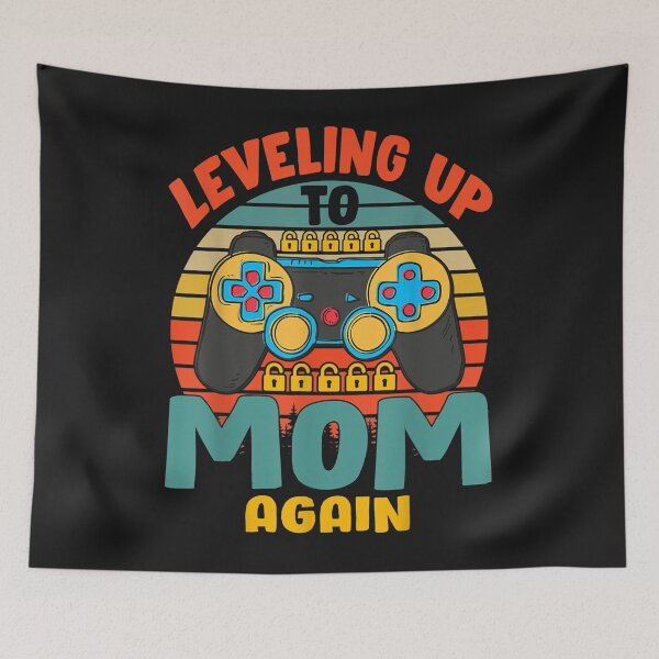 Item preview, Leveling Up To Mom Again Pregnancy Announcement designed and sold by angelabeulah.