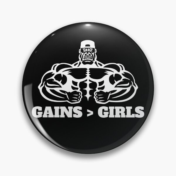 Item preview, Don't Let Distraction Come Your Way - Gains Is More Important Then Girls - Bodybuilder  designed and sold by mewsis.