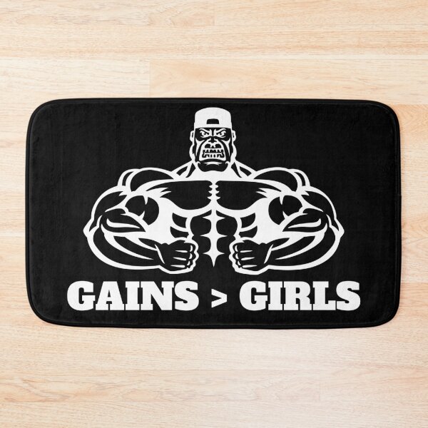 Item preview, Don't Let Distraction Come Your Way - Gains Is More Important Then Girls - Bodybuilder  designed and sold by mewsis.