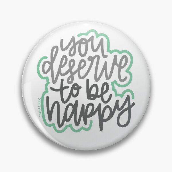 Item preview, You Deserve To Be Happy - Gray / Mint designed and sold by TswizzleEG.