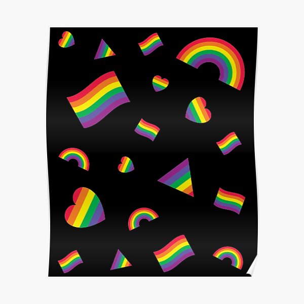 Pride Month Sticker Pack Rainbow Pride Simple Sticker Queer Flag Sticker Pack Design