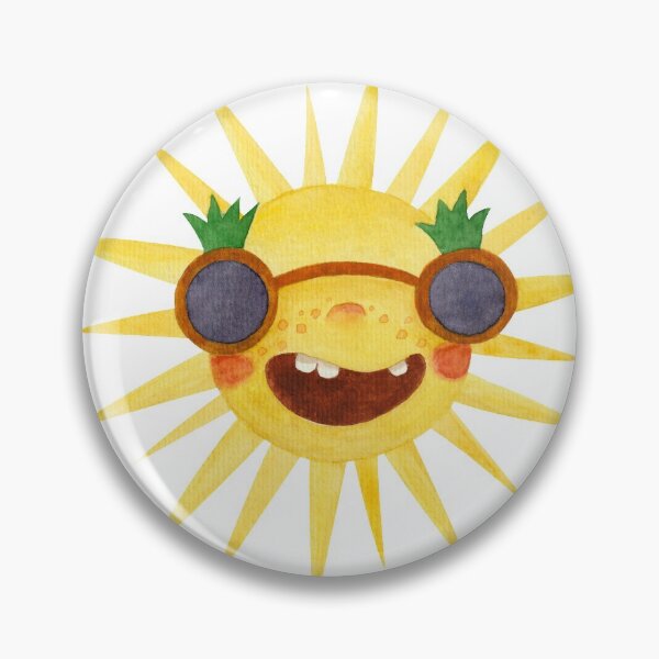Item preview, The sun with glasses of pineapples designed and sold by Kyb4ik.