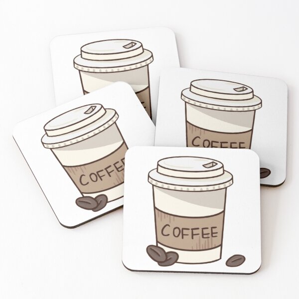 Item preview, Coffee beans caffeine Aesthetic Sticker designed and sold by Medical Musings.