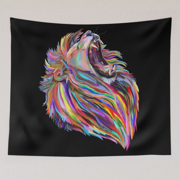 Item preview, Roaring Regal Rainbow Lion designed and sold by Deborah Camp.